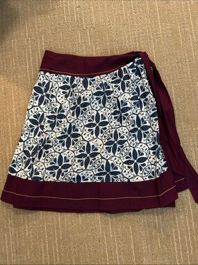 edme & esyllte (Anthropologie) Tallulah 100% Cotton Wrap Skirt - Size 6